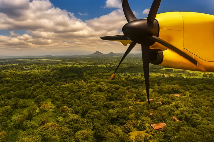 Flight to Zanzibar